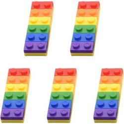   | Sieraden Maken | Set 5 Hangers Lego | Bedels